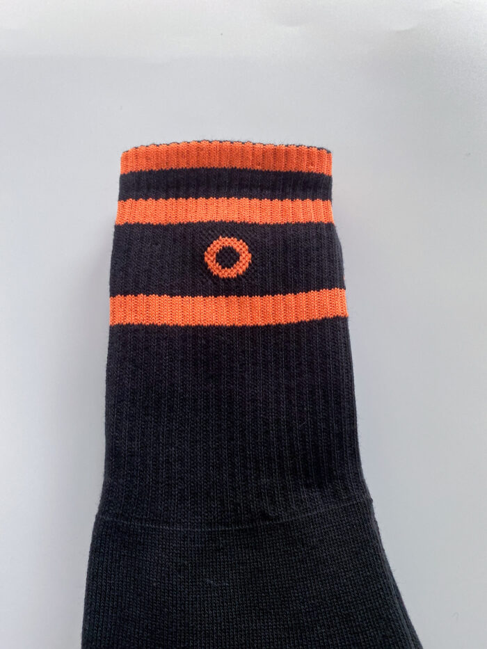 ORATIA Unisex Orange Socks 1