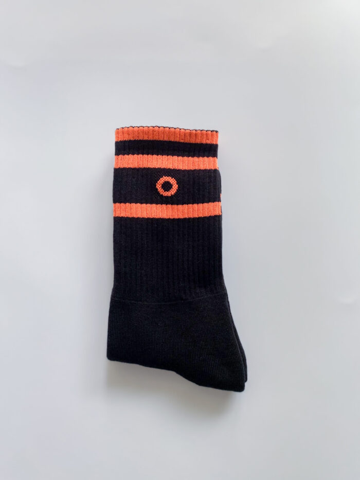 ORATIA Unisex Orange Socks 2