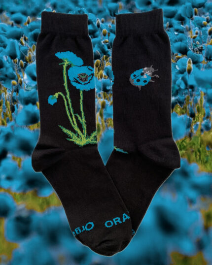 ORATIA Unisex Blue Paparouna Socks