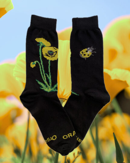 ORATIA Unisex Yellow Paparouna Socks