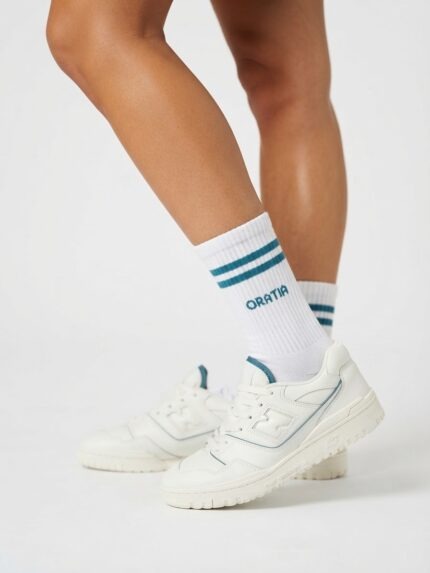 ORATIA Unisex White-Poseidon Socks